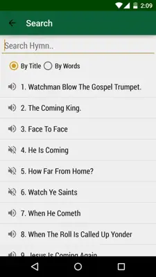 Christ In Song android App screenshot 7